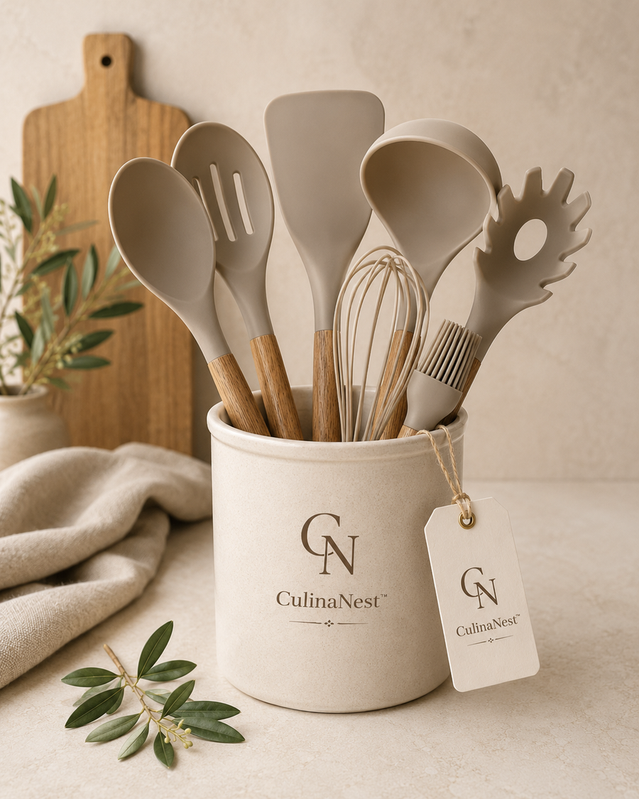 CulinaNest™ Silicone Kitchen Utensil Set
