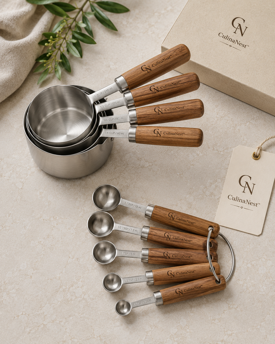 CulinaNest™ Measuring Cups &amp; Spoons Set