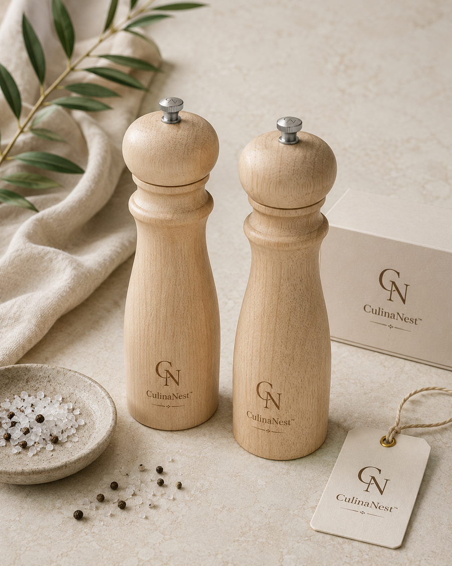 CulinaNest™ Salt &amp; Pepper Grinder Set
